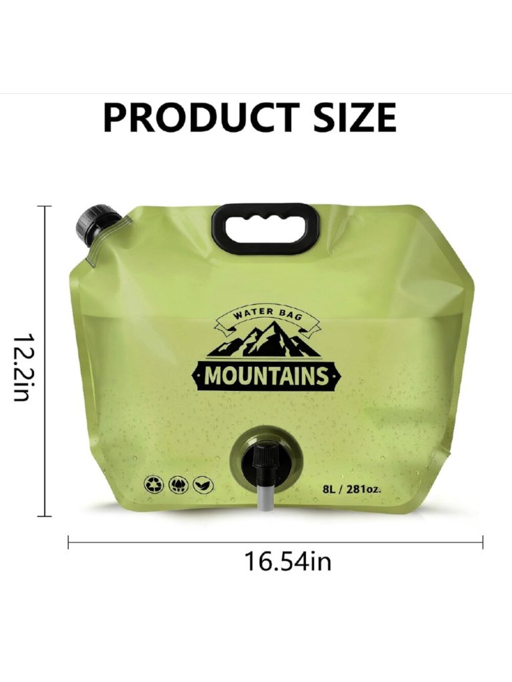 2 Gallon Collapsible Camping Water Jug - Picture 5 of 5